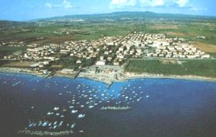 panorama di Vada e del porticciolo